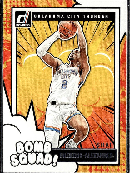 2024-25 Donruss #12 Shai Gilgeous-Alexander Bomb Squad