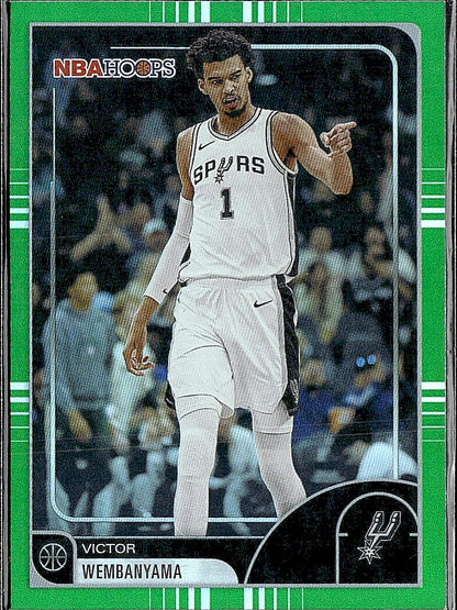 2025-26 Hoops #30 Victor Wembanyama Green Hoops