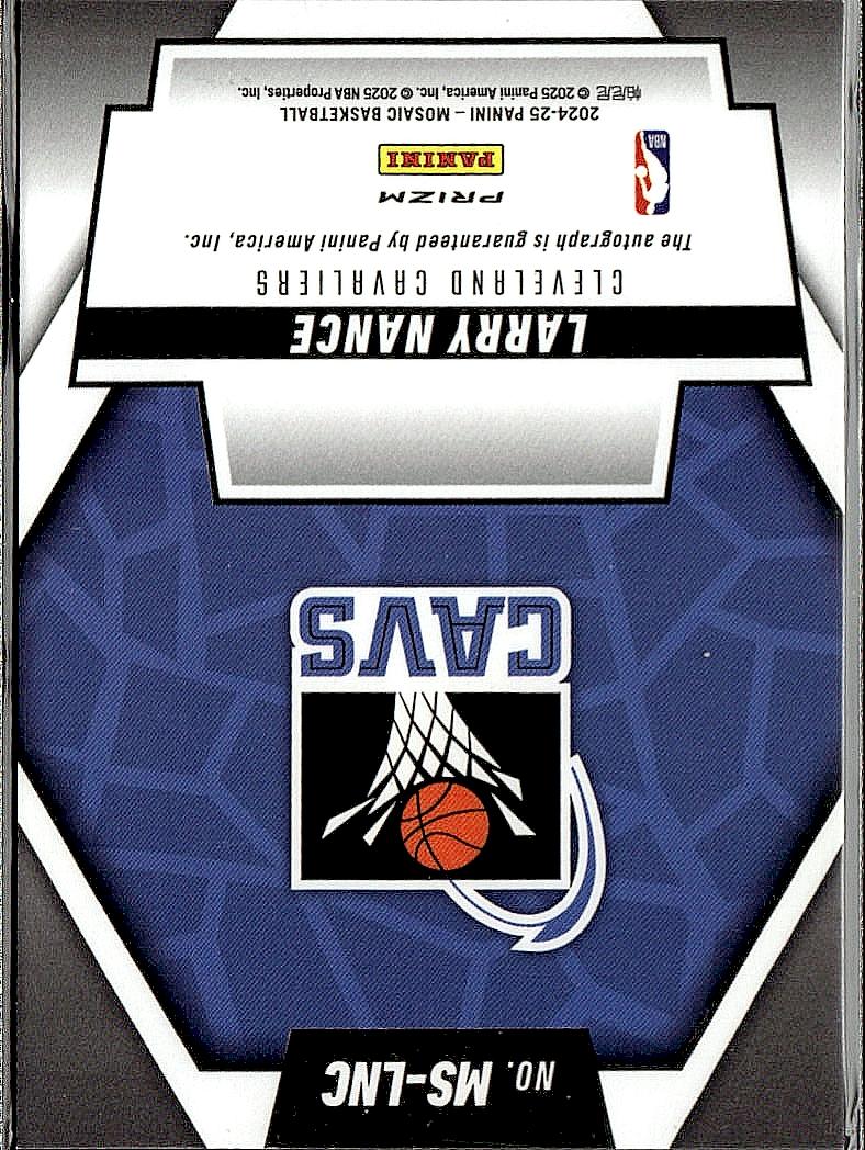 2024-25 Panini Mosaic #MS-LNC Larry Nance Scripts