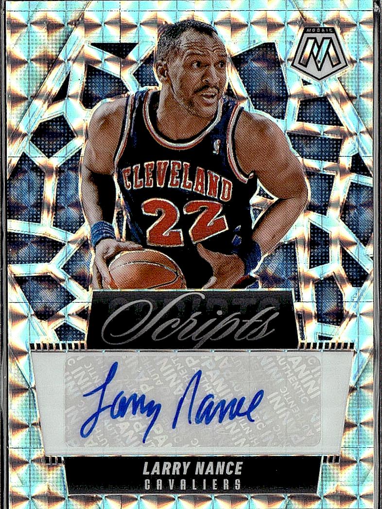2024-25 Panini Mosaic #MS-LNC Larry Nance Scripts