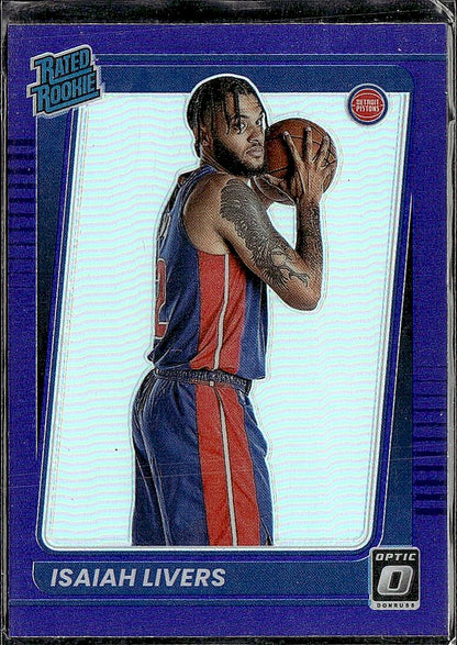 2021-22 Donruss Optic #177 Isaiah Livers Purple