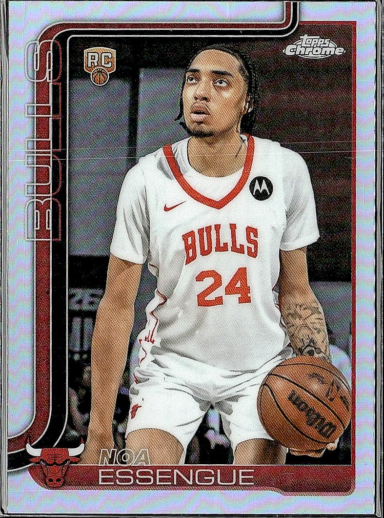 2025-26 Topps Chrome #262 Noa Essengue Refractor
