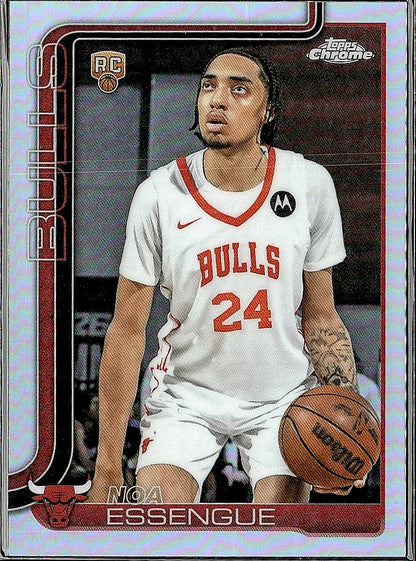 2025-26 Topps Chrome #262 Noa Essengue Refractor