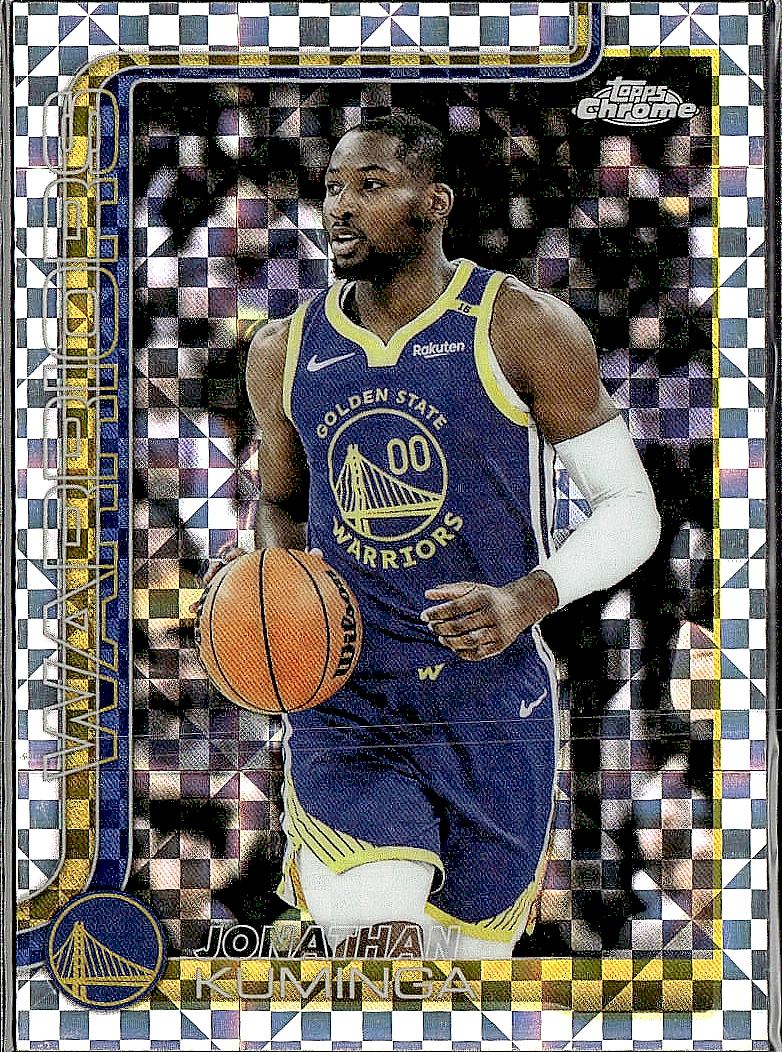 2025-26 Topps Chrome #211 Jonathan Kuminga X-Fractor