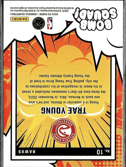 2024-25 Donruss #10 Trae Young Bomb Squad