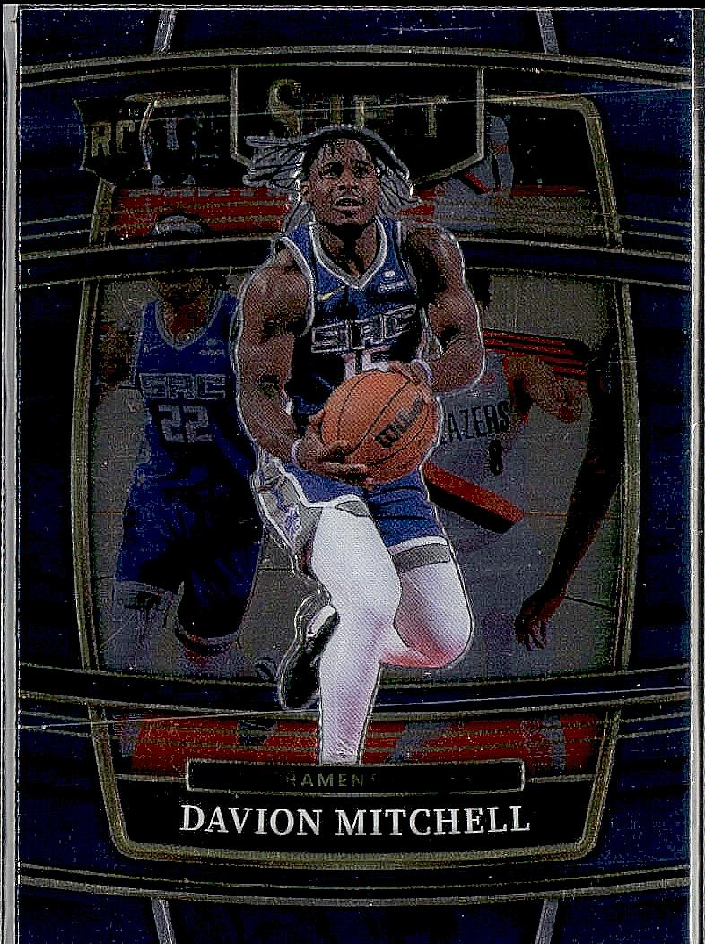 2021-22 Panini Select #23 Davion Mitchell Blue (Retail Base)