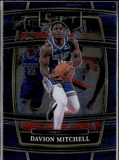 2021-22 Panini Select #23 Davion Mitchell Blue (Retail Base)