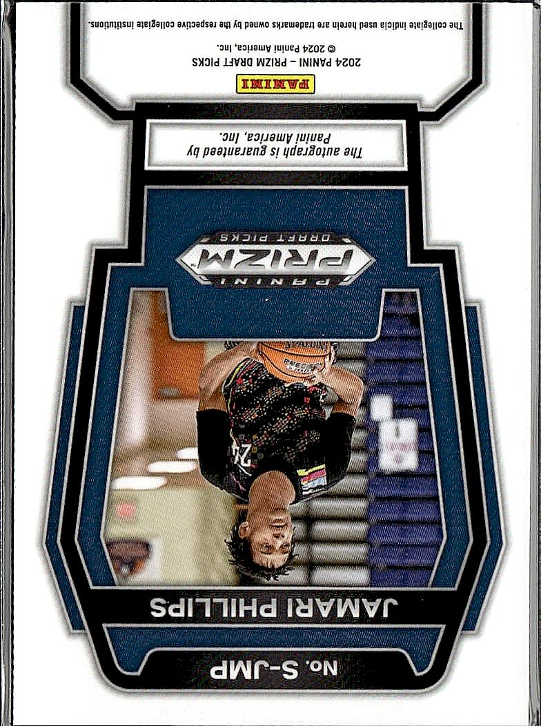 2024 Panini Prizm Draft Picks #S-JMP Jamari Phillips Signatures