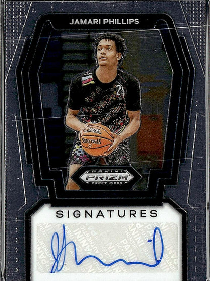 2024 Panini Prizm Draft Picks #S-JMP Jamari Phillips Signatures