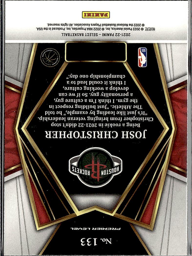 2021-22 Panini Select #133 Josh Christopher