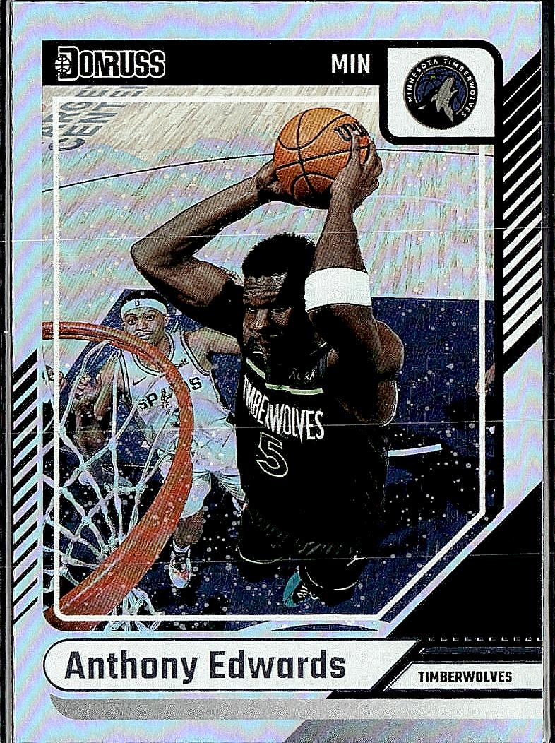 2024-25 Donruss #165 Anthony Edwards Holo Winter