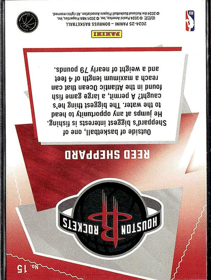 2024-25 Donruss #15 Reed Sheppard Great X-Pectations