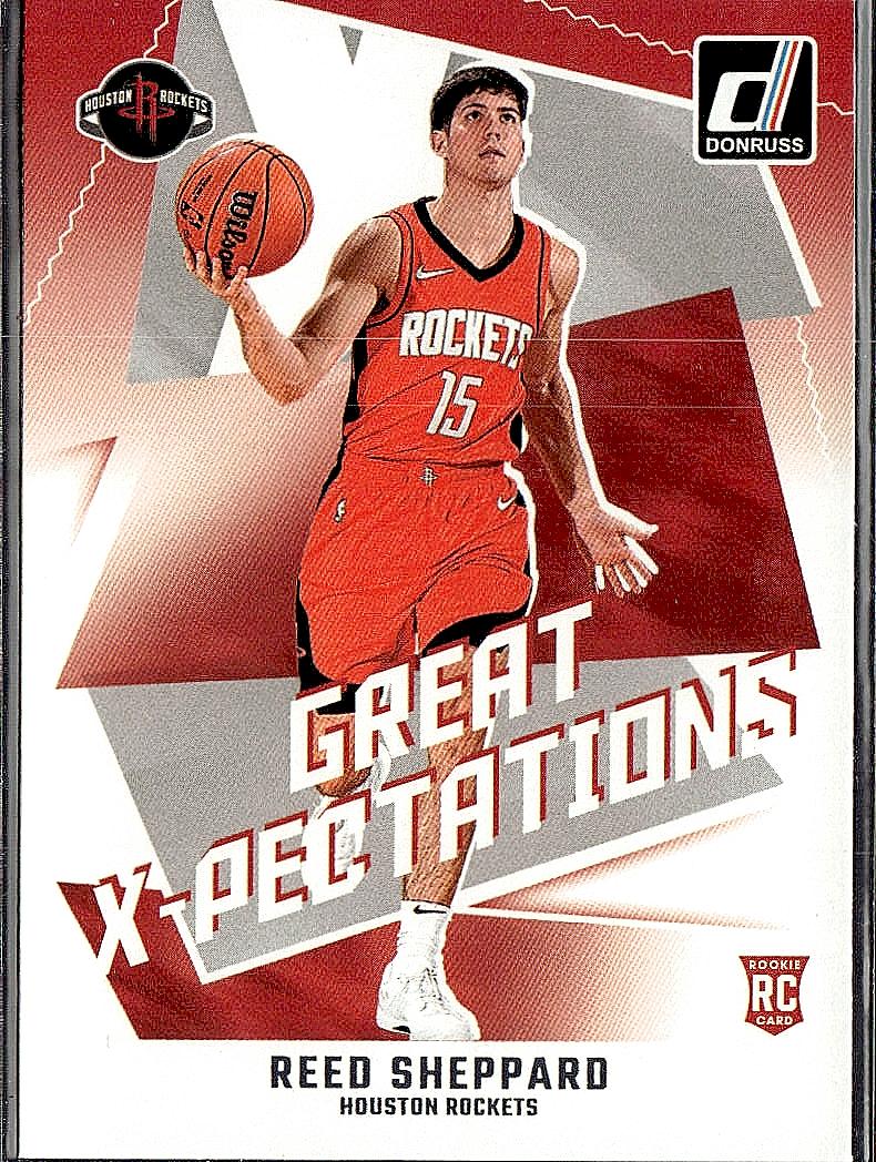 2024-25 Donruss #15 Reed Sheppard Great X-Pectations