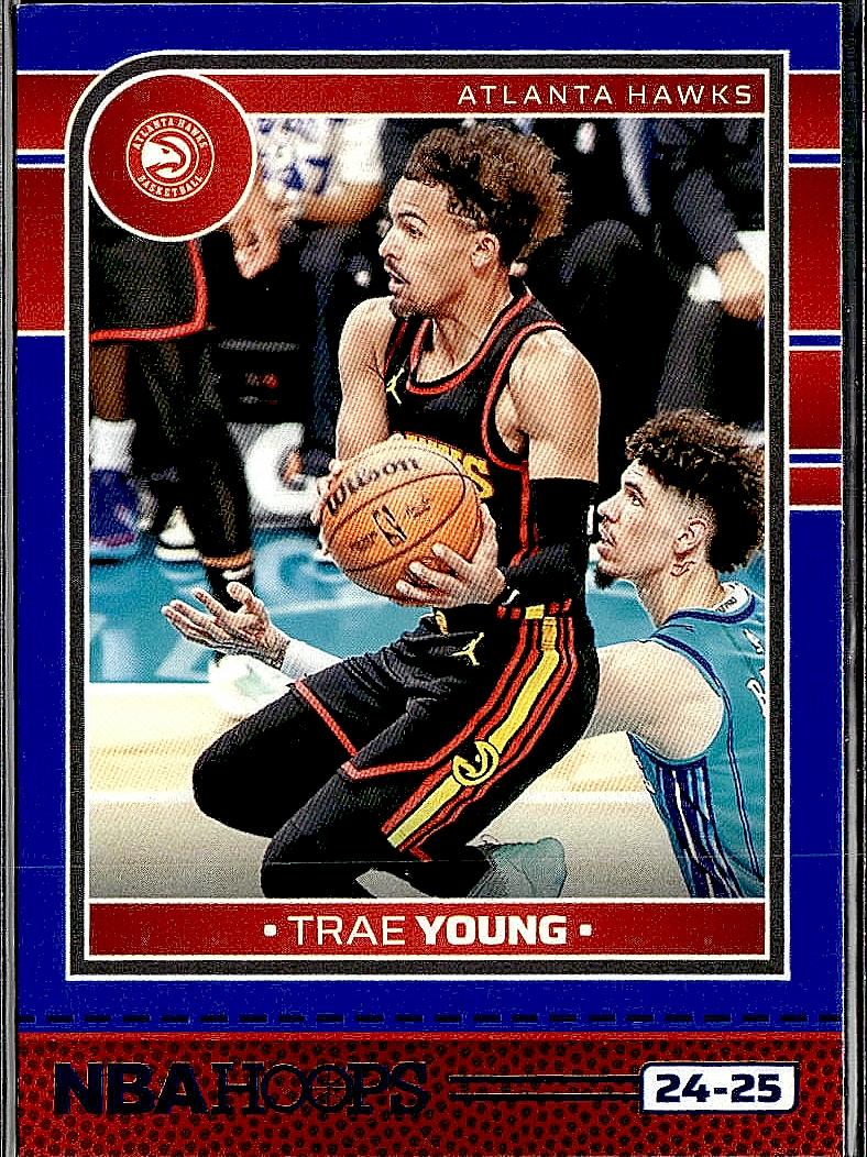 2024-25 Hoops #85 Trae Young Blue