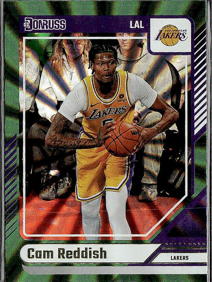 2024-25 Donruss #30 Cam Reddish Holo Green Laser