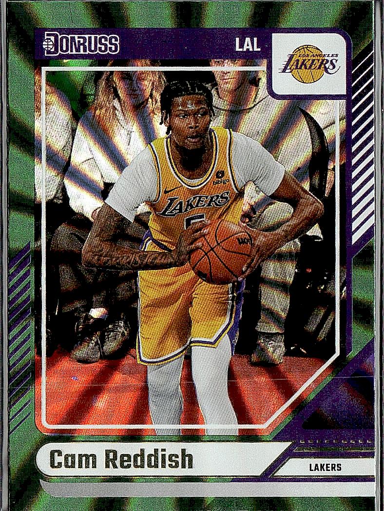 2024-25 Donruss #30 Cam Reddish Holo Green Laser