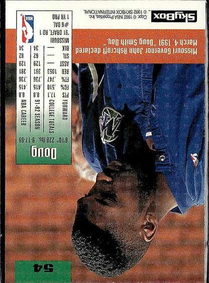 1992-93 SkyBox #54 Doug Smith