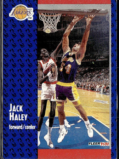 1991-92 Fleer #301 Jack Haley