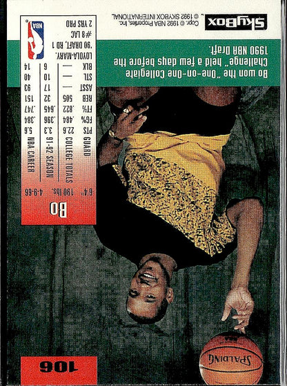 1992-93 SkyBox #106 Bo Kimble
