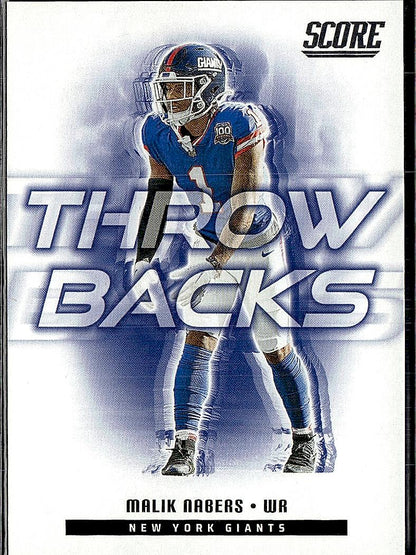 2025 Score #11 Malik Nabers Throwbacks