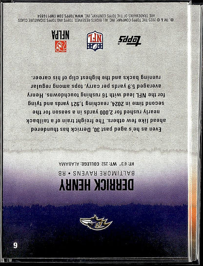 2025 Topps Signature Class #35 De'Von Achane