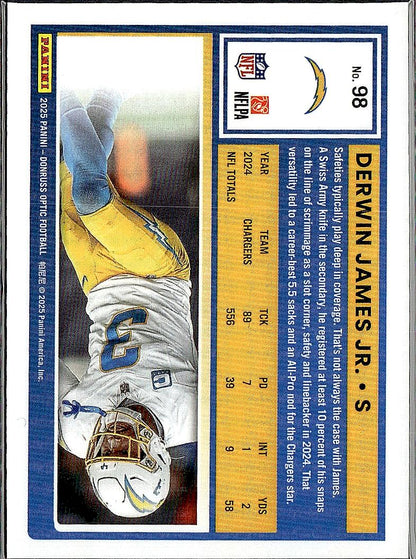 2025 Donruss Optic #98 Derwin James Jr.