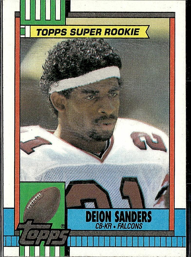 1990 Topps #469b Deion Sanders