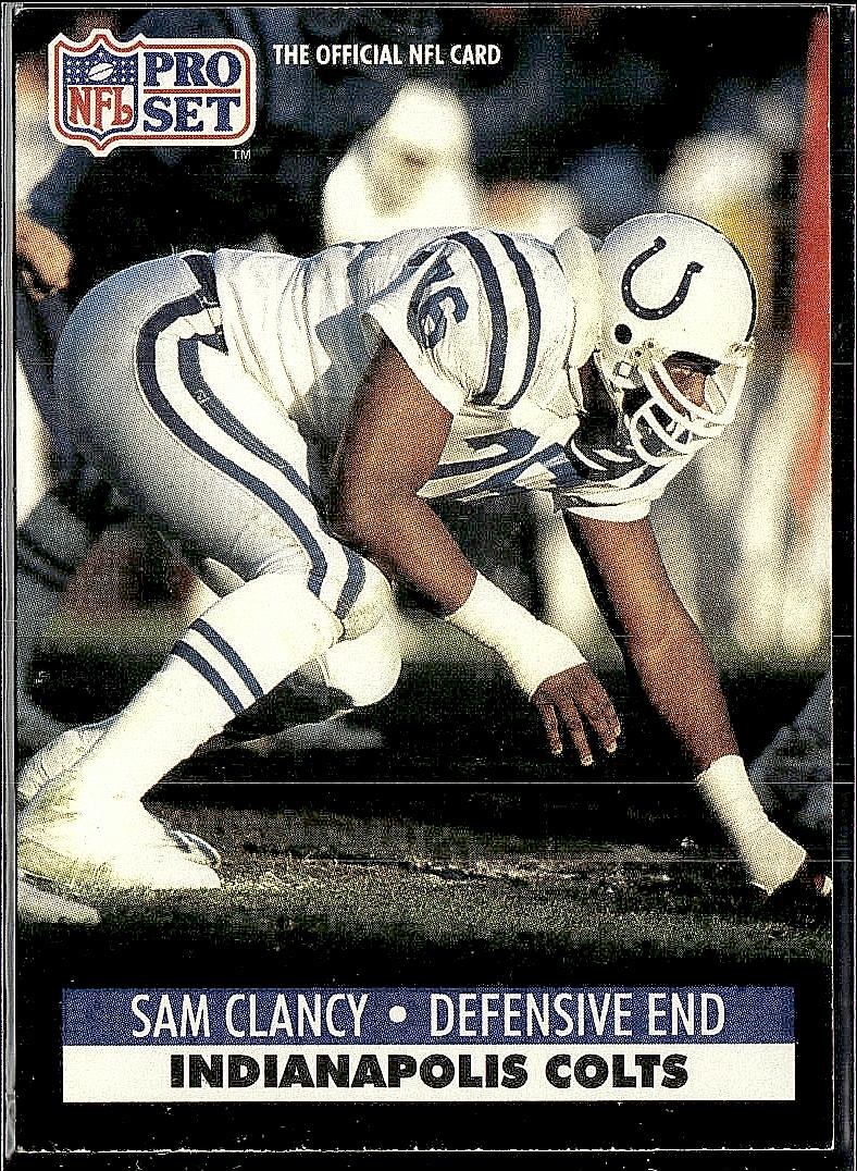 1991 Pro Set #525 Sam Clancy