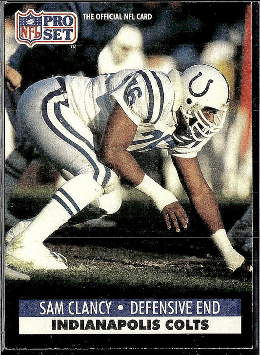 1991 Pro Set #525 Sam Clancy