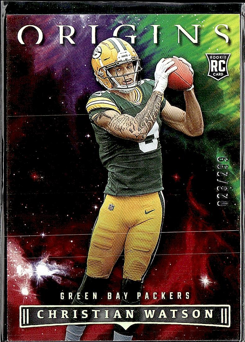2022 Panini Origins #116 Christian Watson Red #/299