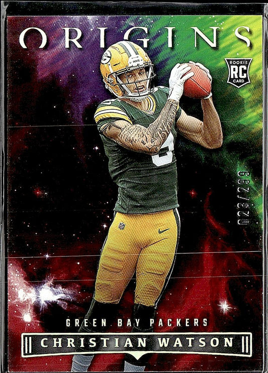 2022 Panini Origins #116 Christian Watson Red #/299