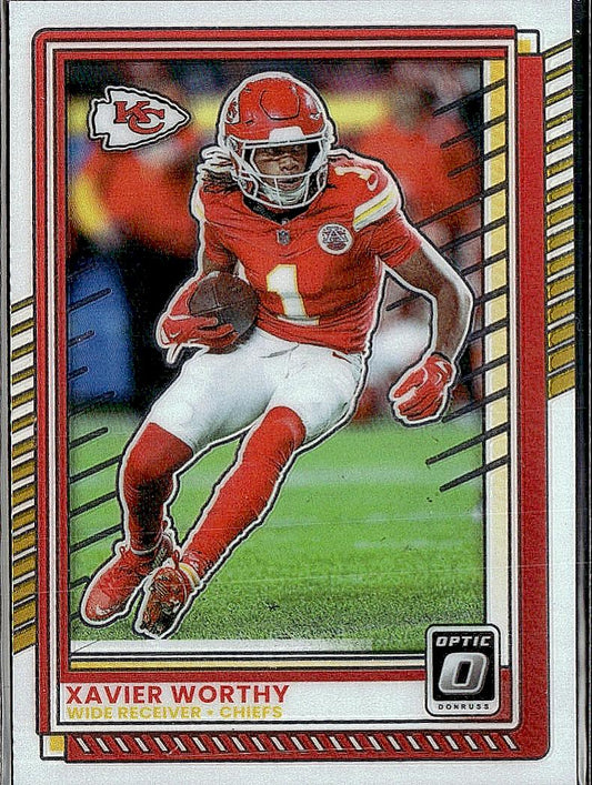 2025 Donruss Optic #123 Xavier Worthy