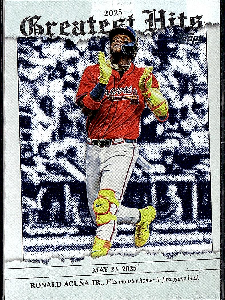 2026 Topps #GH-19 Ronald Acuña Jr. 2025 Greatest Hits