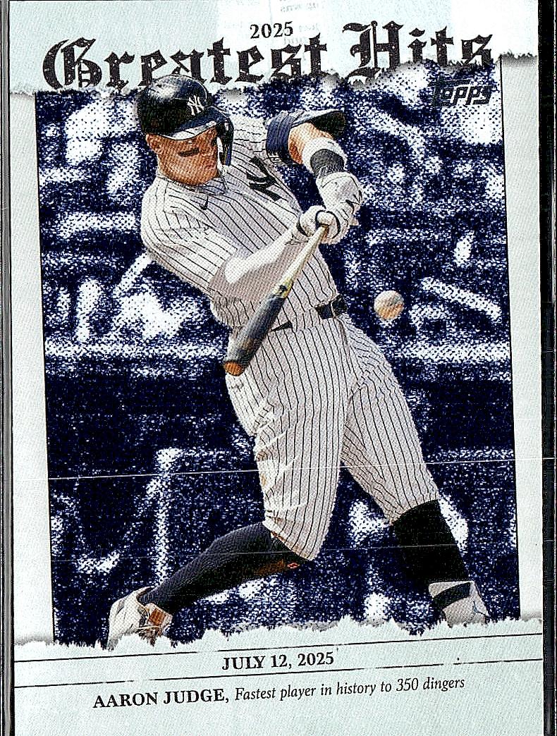 2026 Topps #GH-2 Aaron Judge 2025 Greatest Hits