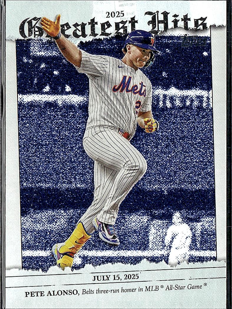 2026 Topps #GH-28 Pete Alonso 2025 Greatest Hits