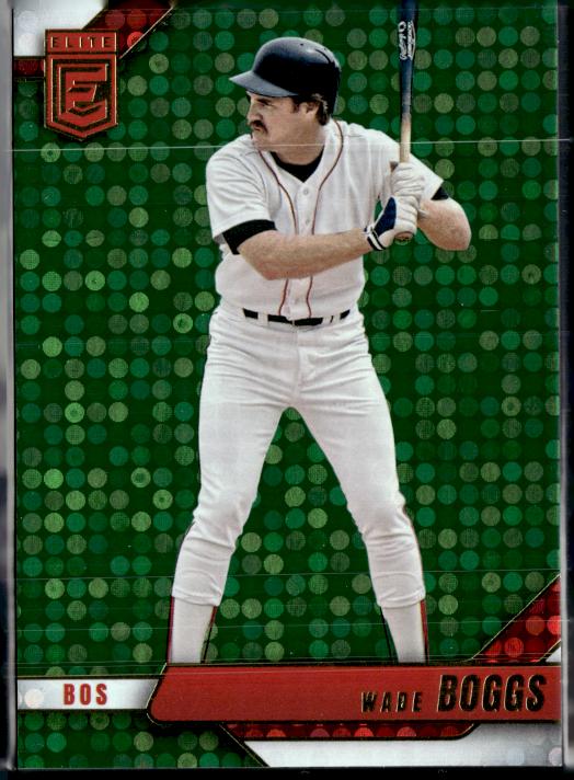 2026 Donruss Elite #14 Wade Boggs Green Disco