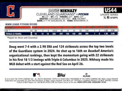 2025 Topps Update #US44 Doug Nikhazy Holiday