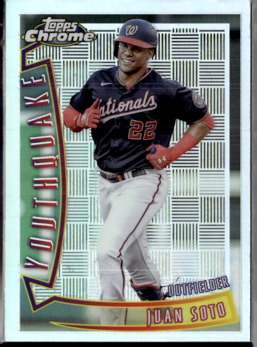 2022 Topps Chrome Sonic #YQ-28 Juan Soto 1996 Youthquake