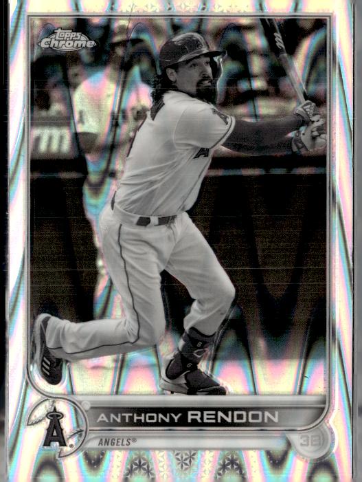 2022 Topps Chrome Sonic #126 Anthony Rendon Black & White RayWave