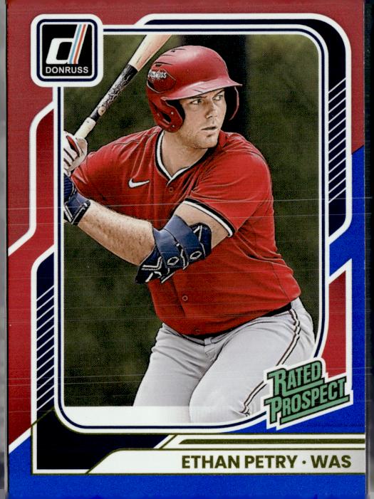 2026 Donruss #122 Ethan Petry Red and Blue