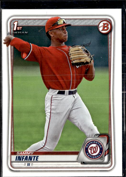 2020 Bowman Draft #BD-48 Sammy Infante