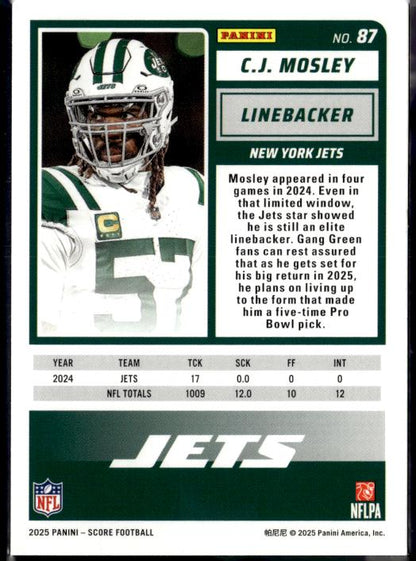 2025 Score-A-Treat #87 C.J. Mosley