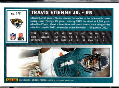 2025 Donruss #141 Travis Etienne Jr.