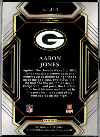 2021 Panini Select #214 Aaron Jones