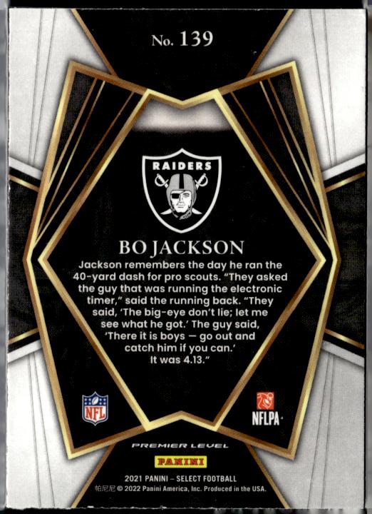 2021 Panini Select #139 Bo Jackson