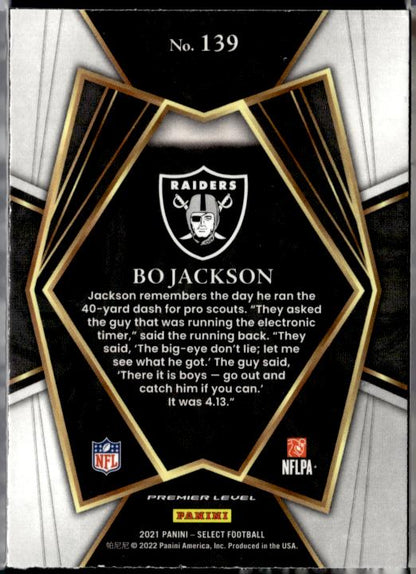 2021 Panini Select #139 Bo Jackson