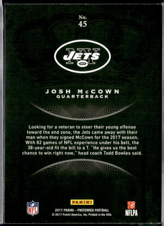 2017 Panini Crown Royale #45 Josh McCown