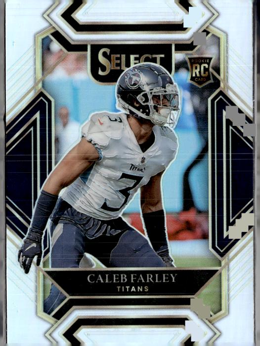 2021 Panini Select #287 Caleb Farley Silver Prizm