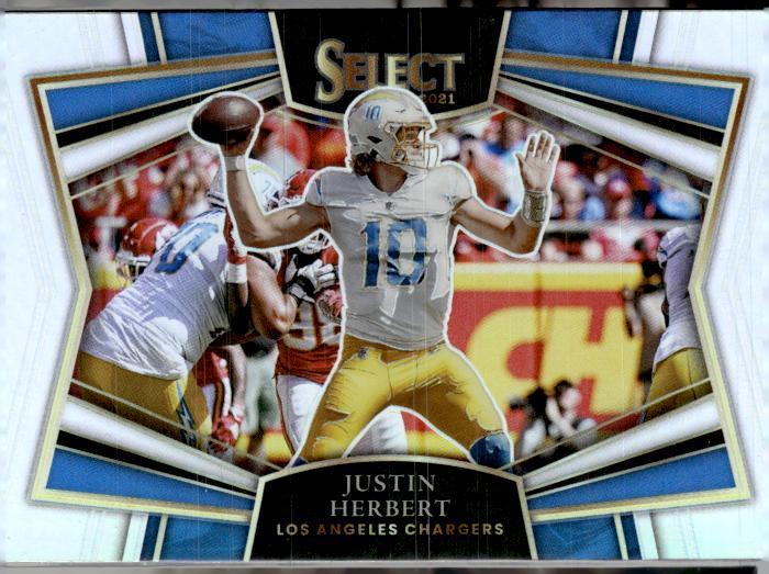 2021 Panini Select #SS-1 Justin Herbert Snapshots Prizm