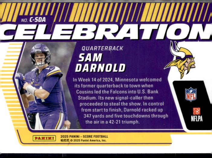2025 Score #C-SDA Sam Darnold Celebration